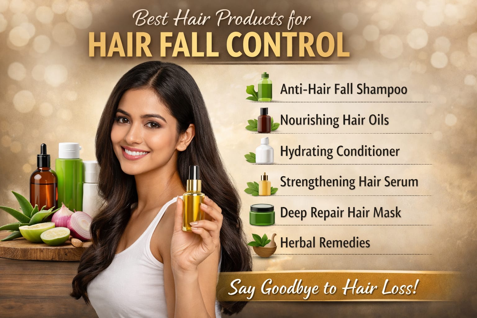 Best Hair Products for Hair Fall Control