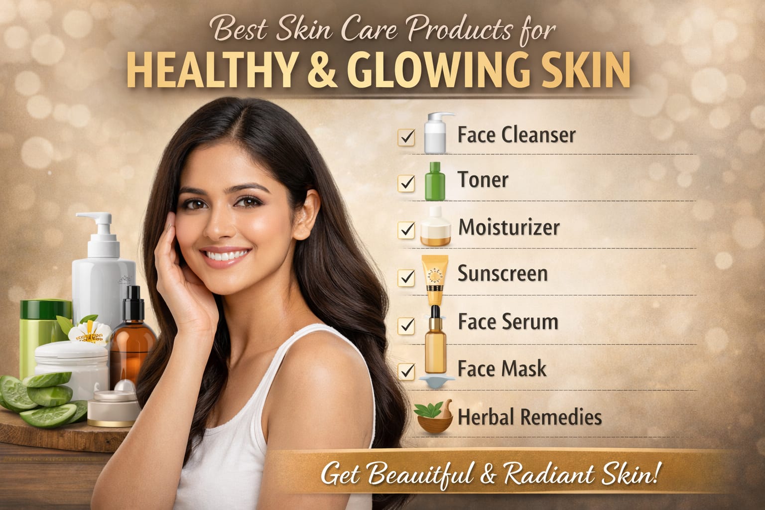 Best Skin Care Products for Healthy and Glowing Skin