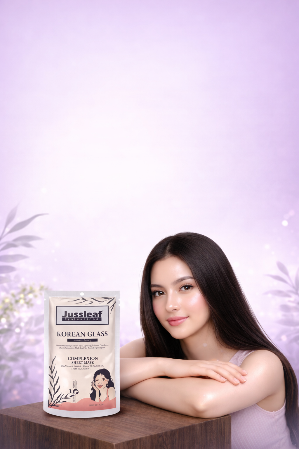 Jussleaf Korean Glass Complexion Sheet Mask   30ml